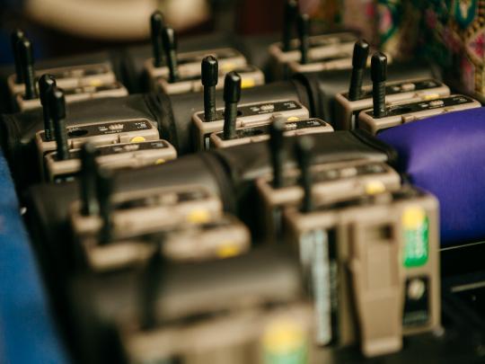 Translator equipments in the breaking rooms